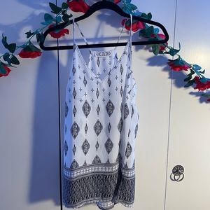 Brand ( pink rose) white and black tank top / sitting in my closet for ages